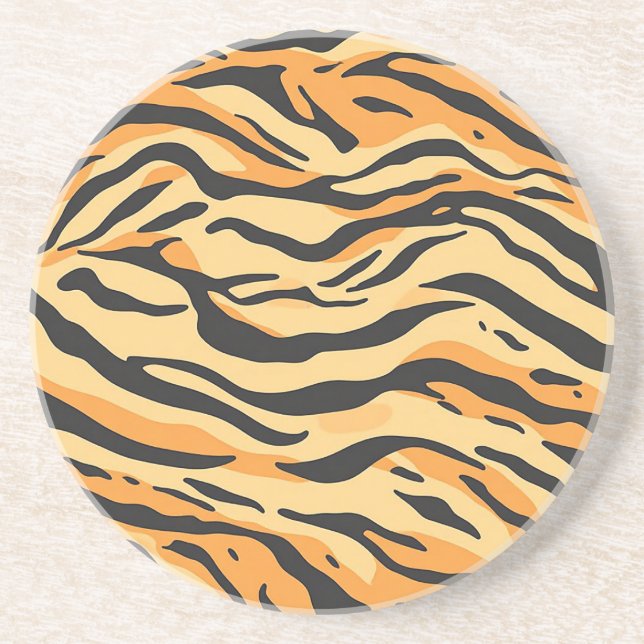 Tiger Stripes Coaster (Front)