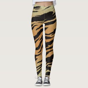  Tiger Stripes Cute Animal Print Leggings