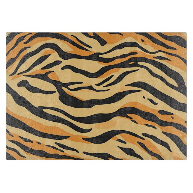 Tiger Stripes Cutting Board (Front)