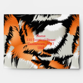 Tiger stripes envelope