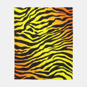 Tiger Stripes Fleece Blanket