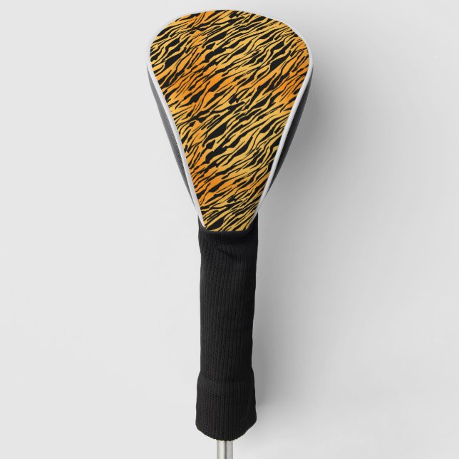 Tiger Stripes Golf Head Cover (Front)