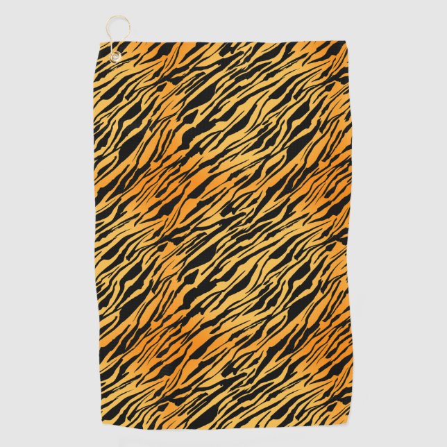 Tiger Stripes Golf Towel (Front)