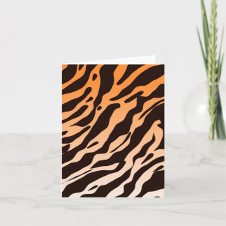 Tiger Stripes Holiday Card