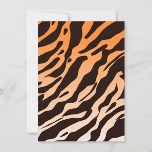 Tiger Stripes Invitation