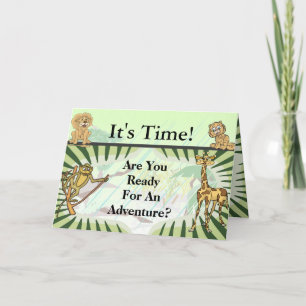 Tiger Stripes Jungle Baby Shower Safari Invitation