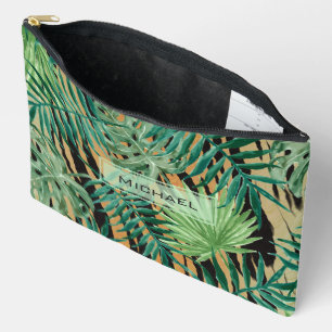 Tiger Stripes Jungle Camouflage Personalised Accessory Pouch