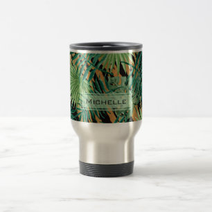 Tiger Stripes Jungle Camouflage Personalised Travel Mug
