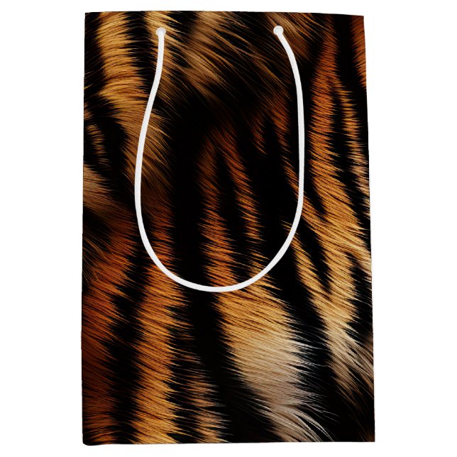 Tiger Stripes Medium Gift Bag (Front)