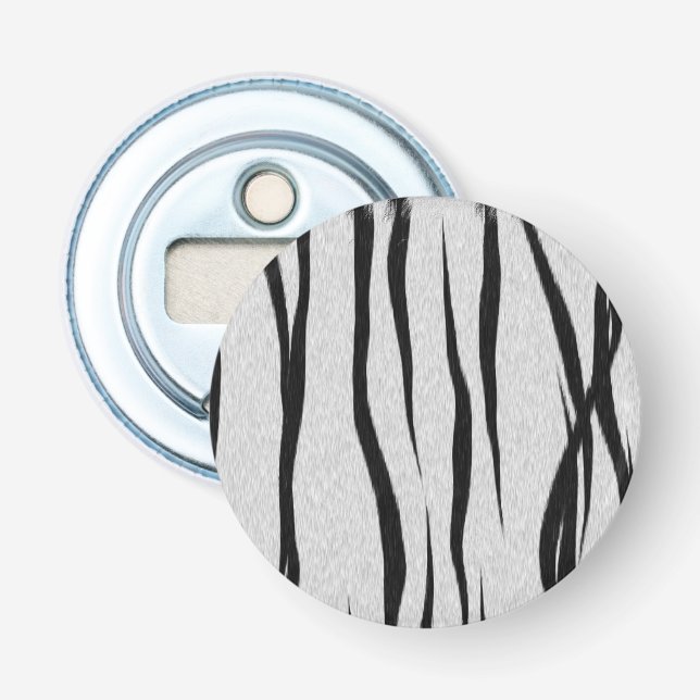 Tiger Stripes Pattern Bottle Opener (Front)