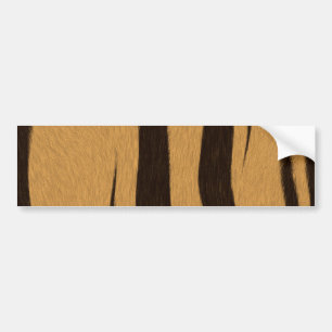 Tiger Stripes Pattern. Bumper Sticker