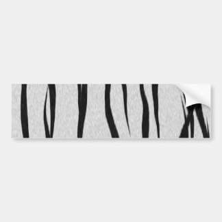 Tiger Stripes Pattern Bumper Sticker