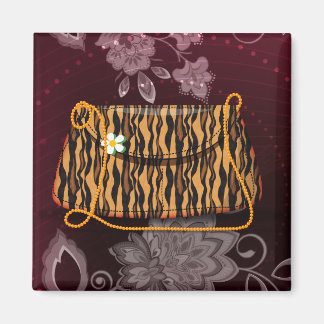Tiger Stripes Pattern Magnet