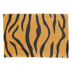 Tiger stripes pattern pillowcase