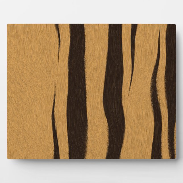Tiger Stripes Pattern. Plaque (Front)