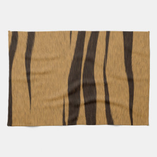 Tiger Stripes Pattern Tea Towel