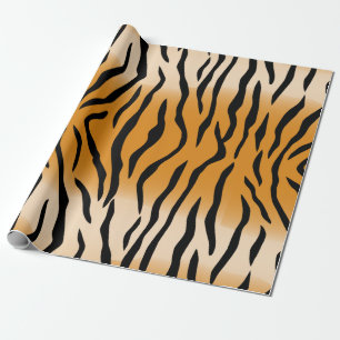 Tiger Stripes Pattern Wrapping Paper