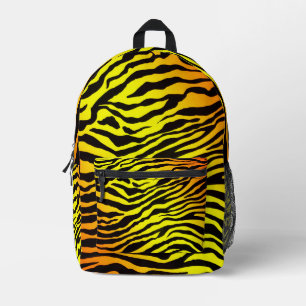 Tiger Stripes Printed Backpack