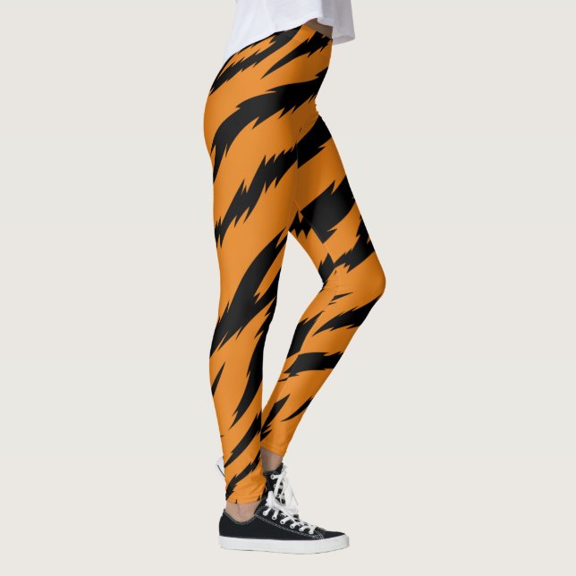 Tiger stripes seamless pattern - 2 leggings (Right)