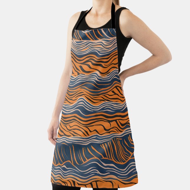 Tiger Stripes Skin Inspired Design Apron (Insitu)