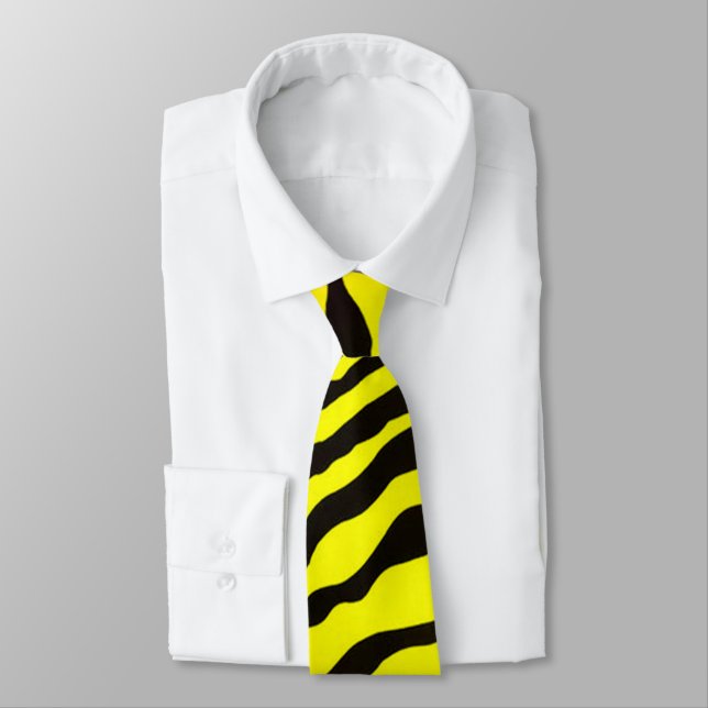 Tiger Stripes Tie (Tied)