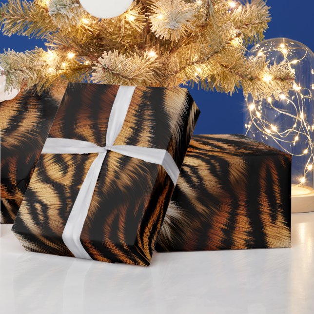 Tiger Stripes Wrapping Paper (Holidays)
