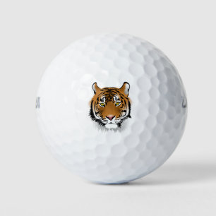 Tiger Sumatran Tiger Wildlife Man-Eater Wildcat Golf Balls