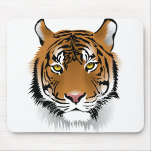 Tiger Sumatran Tiger Wildlife Man-Eater Wildcat Mouse Mat