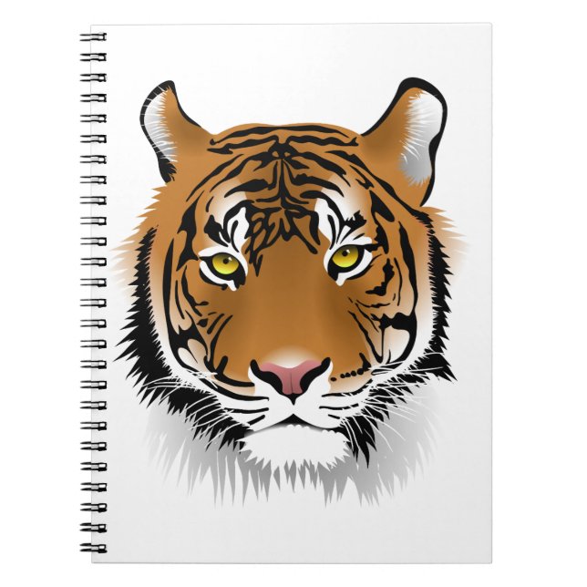 Tiger Sumatran Tiger Wildlife Man-Eater Wildcat Notebook (Front)