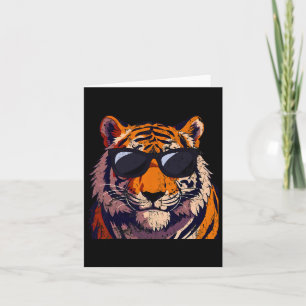 Tiger Sungles Birthday Costume Pajama Zoo Men Wome Card