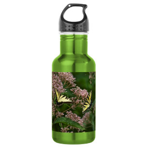 Tiger Swallowtail Butterflies on Joe Pye Weed 532 Ml Water Bottle