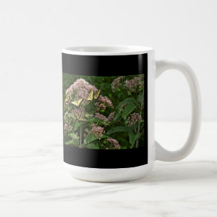 Tiger Swallowtail Butterflies on Joe Pye Weed Coffee Mug