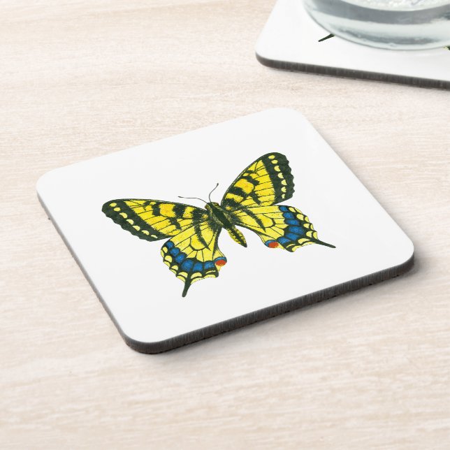 Tiger swallowtail butterfly coaster (Left Side)