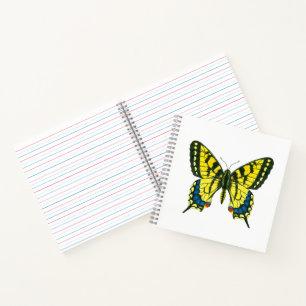Tiger swallowtail butterfly notebook