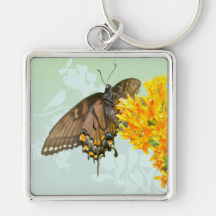 Tiger Swallowtail Butterfly (Papilio glaucas) Item Key Ring