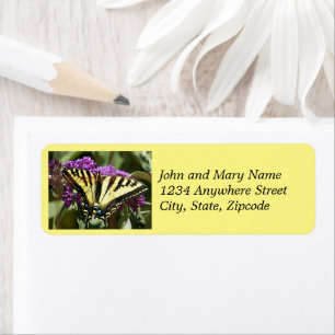 Tiger Swallowtail Butterfly Photo Return Address