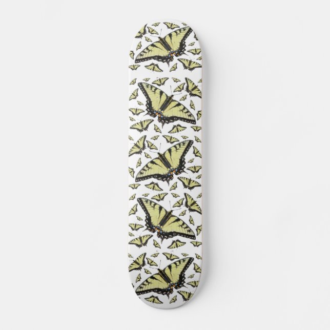 Tiger Swallowtail Butterfly Skateboard (Front)