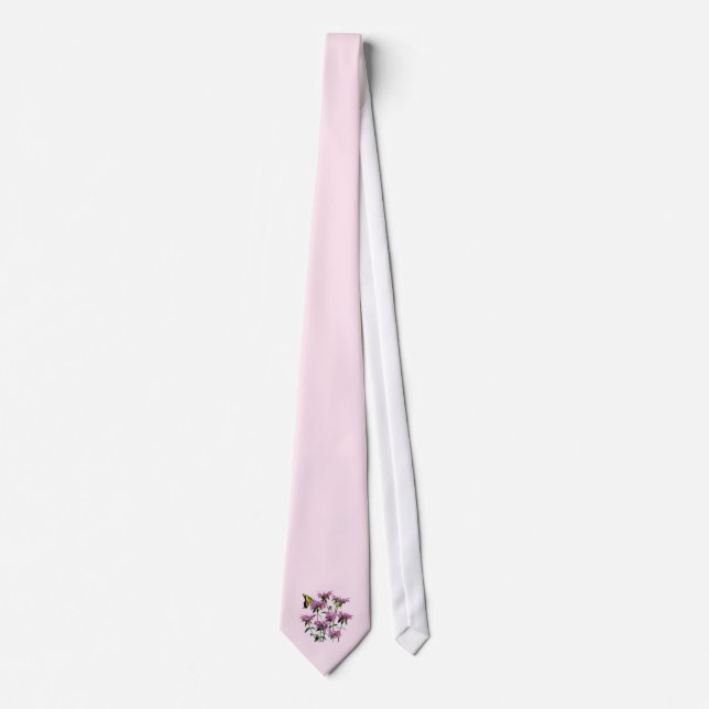 Tiger Swallowtail on Bee Balm Tie (Front)