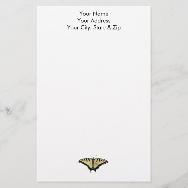 Tiger Swallowtail Stationery (Front)