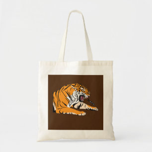 Tiger symbol of strength T-Shirt Throw Pillow Tote Bag