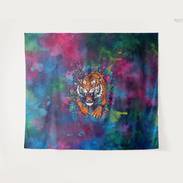 Tiger Tapestry (Front (Horizontal))