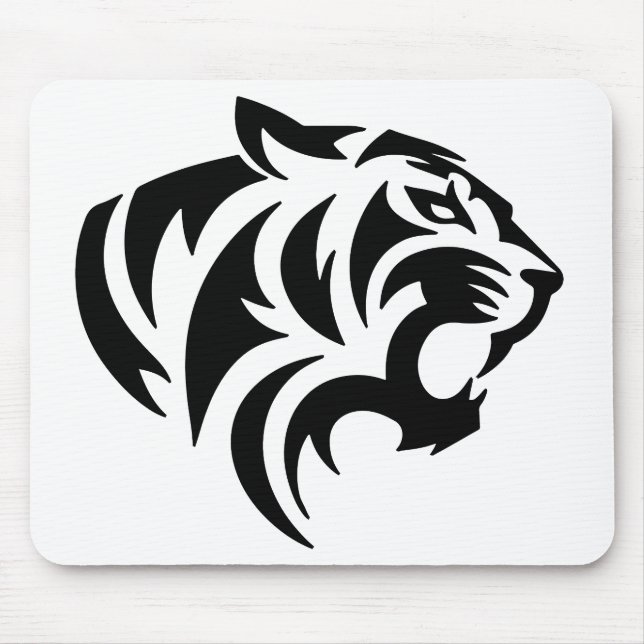 Tiger Tattoo Mouse Mat (Front)