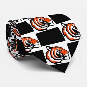 Tiger Team Mascot Football Basketball Necktie