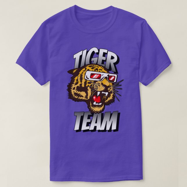 Tiger team  T-Shirt (Design Front)