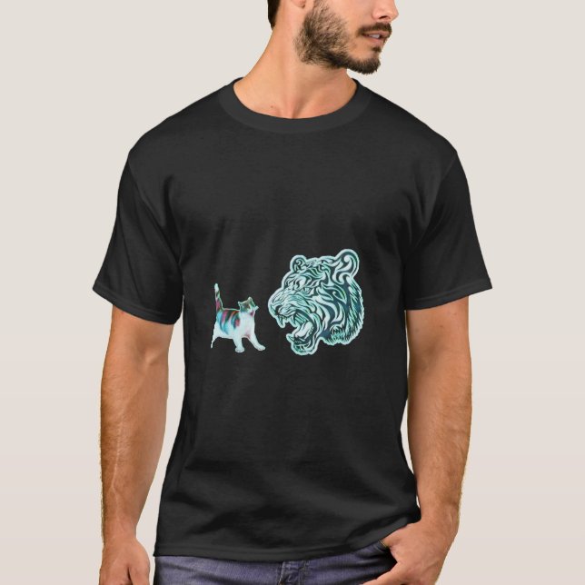 Tiger the king of the jungle and animals T-Shirt (Front)