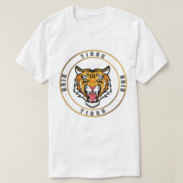 Tiger the king t-shirt (Design Front)
