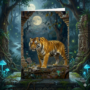 Tiger Themed   Happy Birthday Card