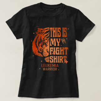 Tiger This Fight Is My Fight Leukaemia Warrior T-Shirt