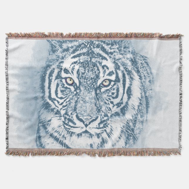 tiger throw blanket (Front)