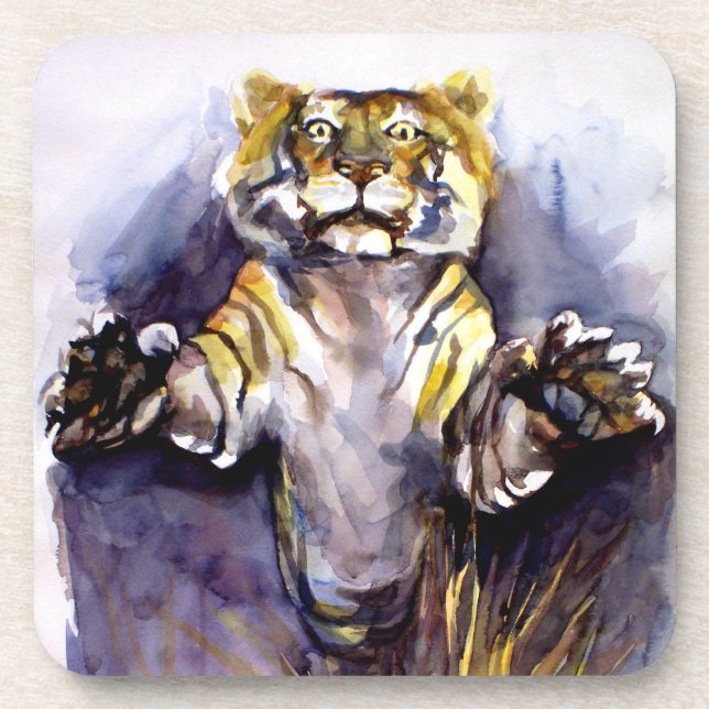 Tiger Tiger Cork Coaster (Front)